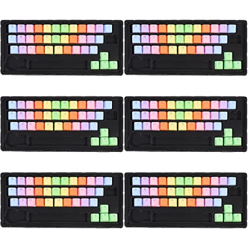SOLUSTRE 6 Sätze Tastenkappe Tastatur-dekor Pudding Keycaps Keyset Ornament-Sets Tastatur Bunt Computer Tastatur Beleuchtete Tastatur Farbige Tastatur Computertastaturen Pbt Fortschrittlich von SOLUSTRE