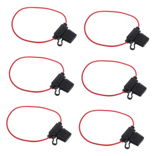 SOLUSTRE 6Stücke Teiliges Kfz Sicherungshalter Wasserdichter Halter für Flachsicherungen Robustes Material Kompaktes Design für Fahrzeugmodelle Langlebig und Zuverlässig SOLUSTRE 6Stücke Teiliges Kfz Sicherungshalter Wasserdichter Halter für Flachsicherungen Robustes Material Kompaktes Design für Fahrzeugmodelle Langlebig und Zuverlässig von SOLUSTRE