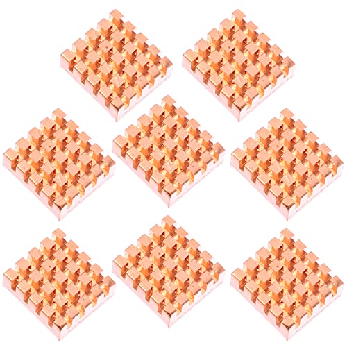 SOLUSTRE 8st Thermischer Chip Heizkörper Heizstrahler Diodenkühlkörper Kühlkörper Aus Metall Kühlrippe Aus Metall Ic-kühlkörper Chip-kühlerflosse Reines Kupfer Zubehör Rechner SOLUSTRE 8st Thermischer Chip Heizkörper Heizstrahler Diodenkühlkörper Kühlkörper Aus Metall Kühlrippe Aus Metall Ic-kühlkörper Chip-kühlerflosse Reines Kupfer Zubehör Rechner von SOLUSTRE