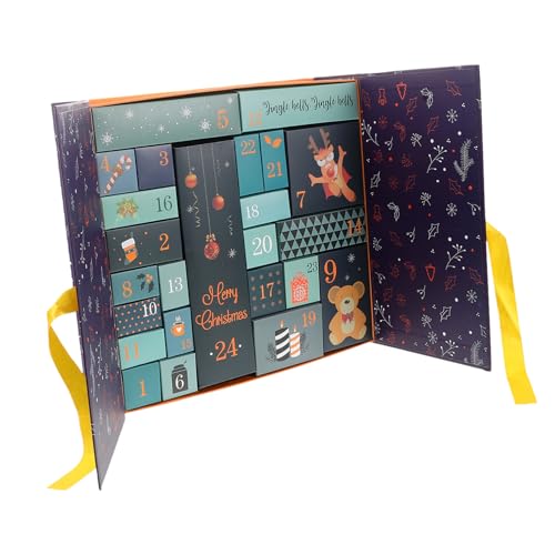 SOLUSTRE Box 2024 Weihnachtsgeschenkbox DIY Adventskalender Element Dekorationen Eva Form Ornament Mit Füllern Themen Leckerli Füllbar Countdown Blaues Papier SOLUSTRE Box 2024 Weihnachtsgeschenkbox DIY Adventskalender Element Dekorationen Eva Form Ornament Mit Füllern Themen Leckerli Füllbar Countdown Blaues Papier von SOLUSTRE
