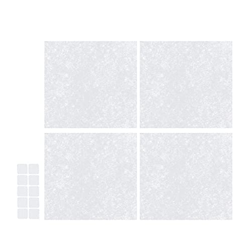 SOLUSTRE Fettfilter 4Pcs Dunst Filter Papier Bl?tter Vlies Stoff Fett Filter Ersatz Papier Anti ?l Filter Papier Anti Filter Papier für Küche Werkzeuge 43X45cm ? Dunstabzugshaube von SOLUSTRE