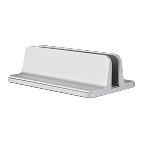 SOLUSTRE Laptopständer Laptop-Basis Tablet-ständer Doppelter Desktop-ständerhalter Schreibtisch-Laptop-Halterung Tablet-autohalterung Laptop Steht Aluminiumlegierung Vertikal Kühler von SOLUSTRE