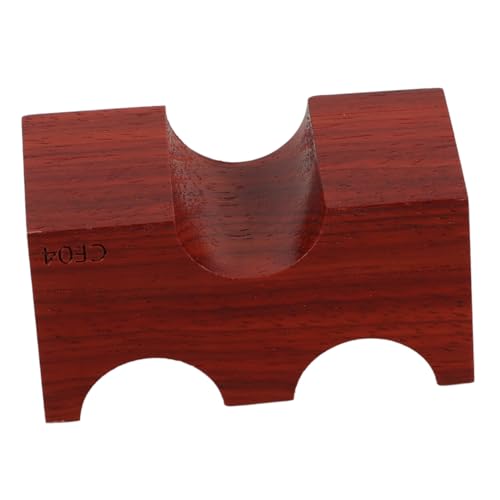 SOLUSTRE Netzkabelhalterung Kabelverwaltungsclips Kabelclip Clips zum Laden von Kabeln Ladekabelhalter USB-Ladestation Telefon-Dockingstation aus Holz Ladekabel-Organizer hölzern Hellbraun von SOLUSTRE