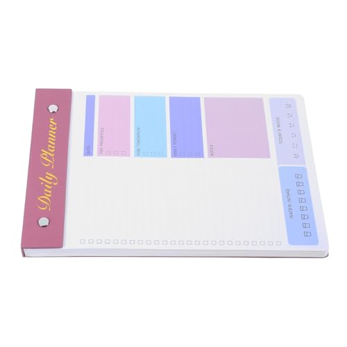 SOLUSTRE Täglicher Notizblock-Planer - Notizblock-schreibblock Papier Zum Abreißen Einfaches Design Bürovorbereitung von SOLUSTRE