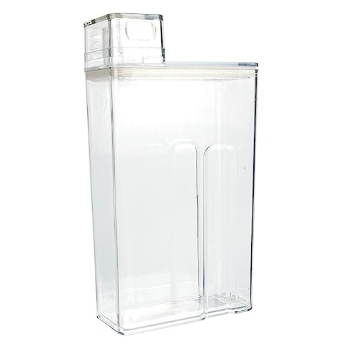 SOLUSTRE Wäsche-Aufbewahrungsbox Glasständer Flüssige Reisebehälter Kunststoffständer Aufbewahrungsbehälter Behälterspender Aufbewahrungsflasche Für Lotion Pudrig von SOLUSTRE