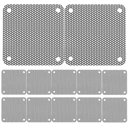 Solustre 40Mm PC Kühlerlüfter Staubfilter Staubdichter Gehäusedeckel PVC Staubfilter Kühlerlüfter Mesh Lüfter Staubdichter Filter (20Er Pack) teppich klebeband von SOLUSTRE