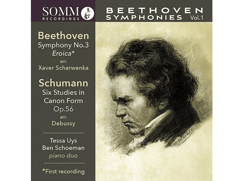 Uys,Tessa/Schoeman,Ben - Beethoven Sinfonien,Vol. 1 (CD) von SOMM
