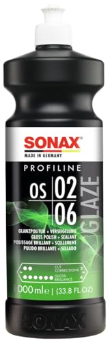 SONAX PROFILINE OS 02-06 (1 Liter) milde All-in-one-Politur mit Schnellversiegelung für Hand- und Maschinenanwendung | Art-Nr. 02473000 von SONAX