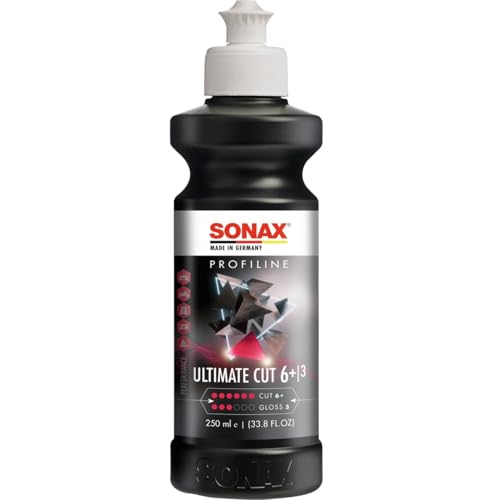 SONAX PROFILINE UltimateCut (250 ml) hocheffektive Schleifpolitur für hohe Prozessgeschwindigkeiten | Art-Nr. 02391410 von SONAX