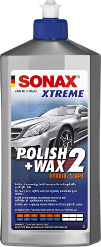 SONAX XTREME Polish+Wax 2 (500 ml) lustrant moyennement abrasif idéal contre les petites rayures et les ternissures | Réf: 02072000-810 von SONAX
