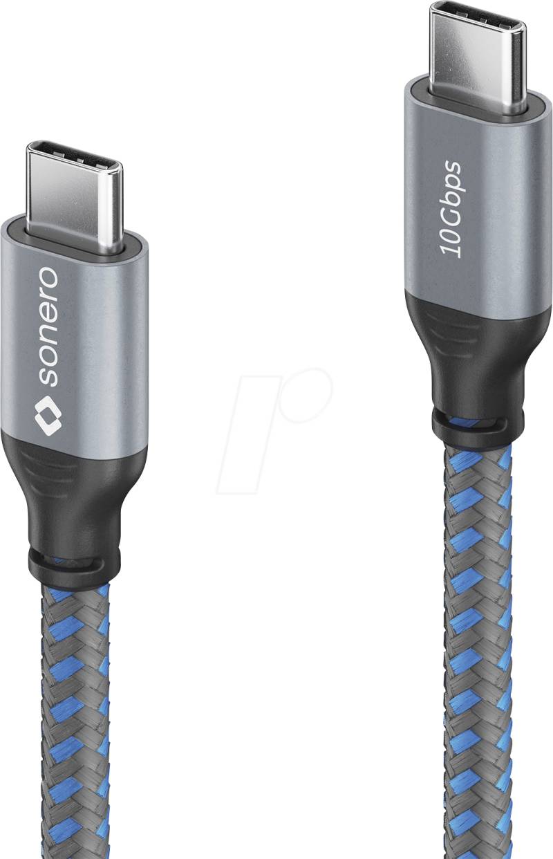 SON SPC-U330-010 - USB 3.1 Kabel, C Stecker, 4K 60 Hz, 100 W, 1,0 m von SONERO