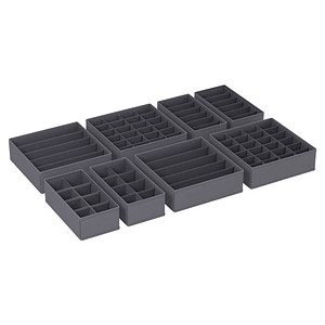 8 SONGMICS Ordnungsboxen grau 48,0 x 64,0 x 10,0 cm von SONGMICS