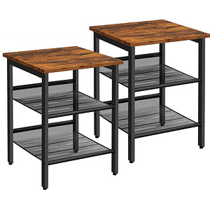 SONGMICS Beistelltische-Set braun SONGMICS Beistelltische-Set braun von SONGMICS