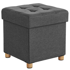 SONGMICS Hocker mit Stauraum LSF14GYZ dunkelgrau SONGMICS Hocker mit Stauraum LSF14GYZ dunkelgrau von SONGMICS