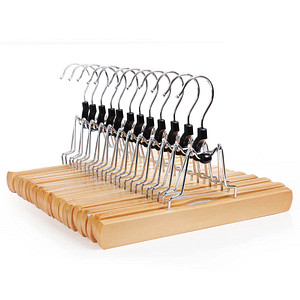SONGMICS Hosenbügel platzsparend braun, 12 St. SONGMICS Hosenbügel platzsparend braun, 12 St. von SONGMICS