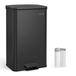 SONGMICS Mülleimer 40,0 l schwarz von SONGMICS