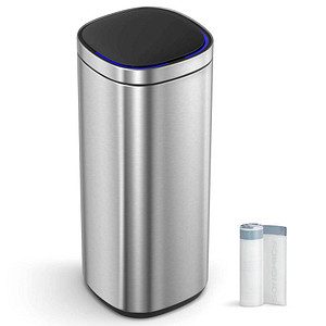SONGMICS Mülleimer 50,0 l silber von SONGMICS