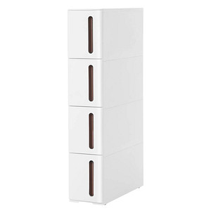 SONGMICS Nischenwagen weiß 17,0 x 45,0 x 83,0 cm von SONGMICS