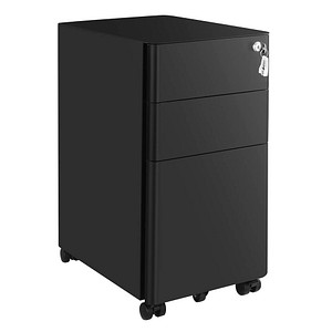 SONGMICS Rollcontainer schwarz 3 Auszüge 30,0 x 46,0 x 59,2 cm SONGMICS Rollcontainer schwarz 3 Auszüge 30,0 x 46,0 x 59,2 cm von SONGMICS