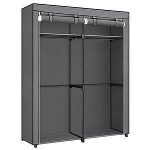 SONGMICS Stoffschrank, RYG02GY grau 140,0 x 43,0 x 174,0 cm von SONGMICS