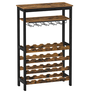SONGMICS Weinregal vintage-braun 66,0 x 30,0 x 100,0 cm SONGMICS Weinregal vintage-braun 66,0 x 30,0 x 100,0 cm von SONGMICS