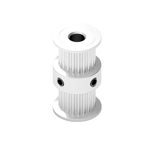 1/10/40 Stück GT2 2GT 20 Zähne Doppelkopf-Aluminium-Riemenscheibe Bohrung 5 mm 6 mm 6,35 mm 8 mm Breite 9 mm Steuerrad for 3D-Drucker(6.35mm,40pcs9mm) von SONGMIky