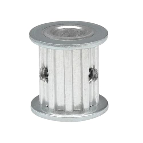 1 Stück 10T/12T/14T/15T Synchronräder Bohrung 5-12mm Leichtmetallräder AF-Form Pitch 5mm Passend for Breite 10/15mm T5 Zahnriemen(Bore 6mm,14T15mm) von SONGMIky