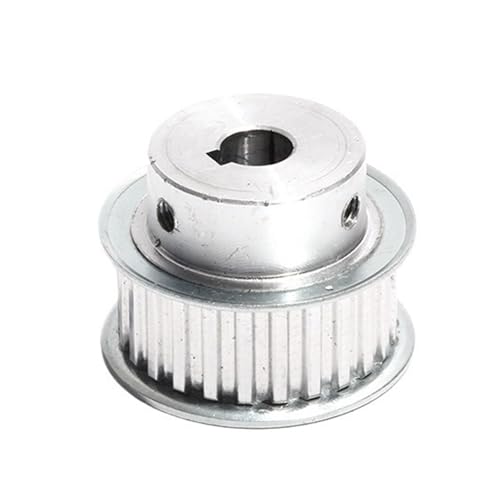 1 Stück 26T/28T Synchronräder Bohrung 5–20 mm Leichtmetallräder BF-Form Teilung 5 mm passend zu Breite 20/25 mm T5 Zahnriemen(20mm Keyway 6x2.8,28T20mm) von SONGMIky