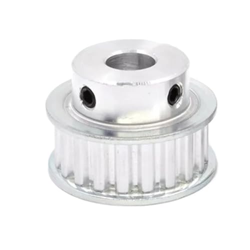 1 Stück 26T/28T Synchronräder Bohrung 5–20 mm Leichtmetallräder BF-Form Teilung 5 mm passend zu Breite 20/25 mm T5 Zahnriemen(Bore 6mm,26T25mm) von SONGMIky