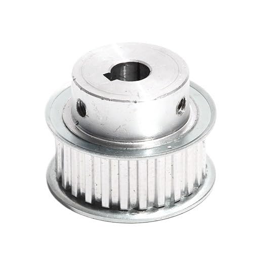 1 stück HTD 3 M 38 T/40 T/42 T/44 Zähne Zahnriemenscheibe Bohrung 8-20mm Geeignet for Riemenbreite 15mm Teilung 3mm Synchronrad BF-Typ(15mm Keyway 5x2.3,44T15mm) von SONGMIky