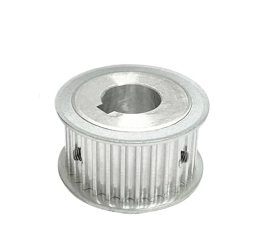 1 stück HTD 5M AF Typ 40 Zähne Zahnriemenscheibe Teilung 5mm Bohrung 5-30mm for 25/30/40mm Breite Gürtel Verwendet In Linear Pulley 5GT(10mm Keyway 3x1.4,40T25mm) von SONGMIky