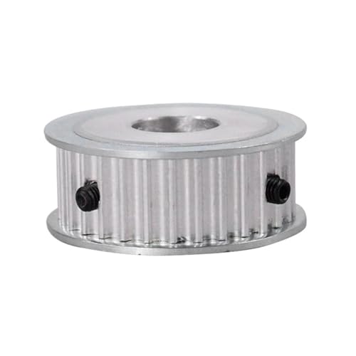 1 stück T10 AF Zahnriemenscheibe Aluminiumlegierung 24T Zähne Synchronrad Riemenbreite 20/25/30mm Bohrung 8mm-30mm Teilung 10mm(Bore 30mm,24T25mm) von SONGMIky
