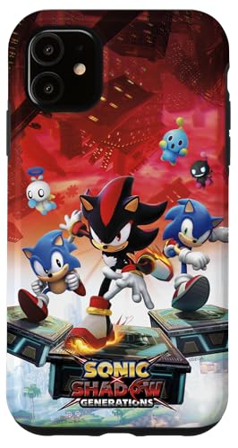 Hülle für iPhone 11 Sonic the Hedgehog, Sonic X Shadow Generations - Key Art von Sonic the Hedgehog