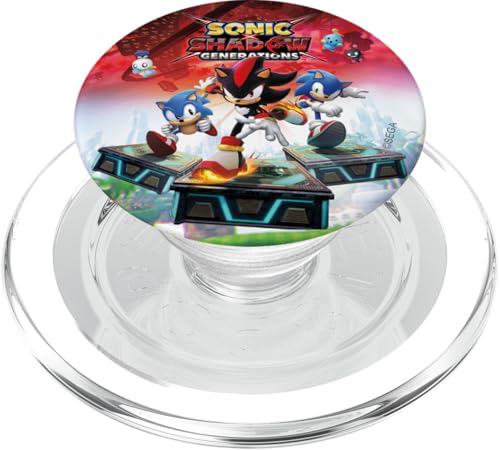Sonic the Hedgehog, Sonic X Shadow Generations - Key Art PopSockets PopGrip für MagSafe von Sonic the Hedgehog