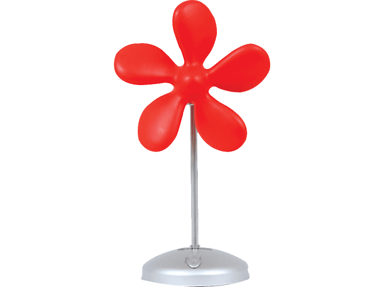 SONNENKÖNIG 10501021 Flower Fan Tischventilator Rot (9 Watt) von SONNENKÖNIG