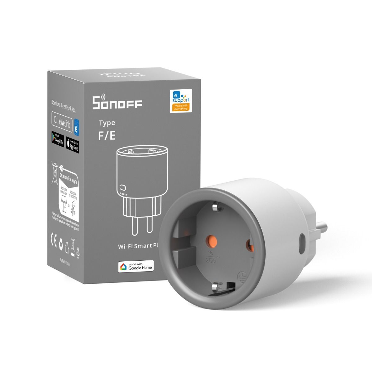 SONOFF S60TPF Smart Wifi Steckdose mit Strommessung, 16A 4000W SONOFF S60TPF Smart Wifi Steckdose mit Strommessung, 16A 4000W von SONOFF