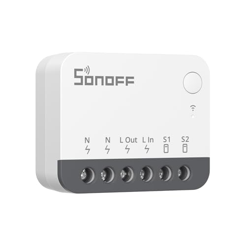 SONOFF ZBMINIR2 Zigbee Smart Schalter, Zigbee 3.0 Lictschalter, Zigbee Smart Switch Funktioniert mit Alexa & Google Home, Zigbee Hub Erforderlich, Neutralleitung Erforderlich SONOFF ZBMINIR2 Zigbee Smart Schalter, Zigbee 3.0 Lictschalter, Zigbee Smart Switch Funktioniert mit Alexa & Google Home, Zigbee Hub Erforderlich, Neutralleitung Erforderlich von SONOFF