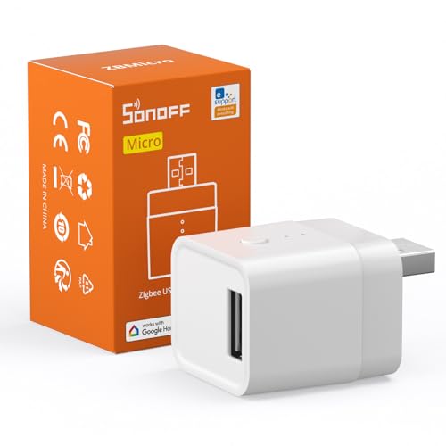 SONOFF ZBMicro ZigBee USB Adapter, Smart Switch für Typ A Geräte, App Fernsteuerung, Sprachsteuerung, Timer Funktion SONOFF ZBMicro ZigBee USB Adapter, Smart Switch für Typ A Geräte, App Fernsteuerung, Sprachsteuerung, Timer Funktion von SONOFF
