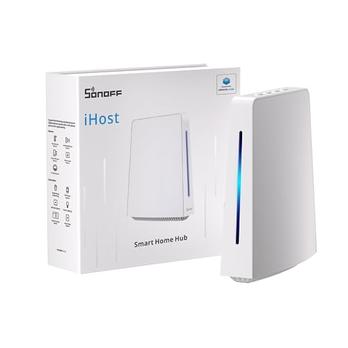 Sonoff iHost Zigbee Gateway, Lokales LAN Alarmanlage Haus, Smart Home Hub, Kompatibilität mit Sonoff Zigbee Serie und Addons, RAM 2G von SONOFF