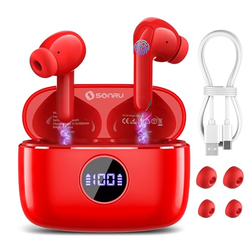 SONRU Bluetooth Kopfhörer Kabellos Bluetooth Earbuds 5.3 SONRU Bluetooth Kopfhörer Kabellos Bluetooth Earbuds 5.3 von SONRU