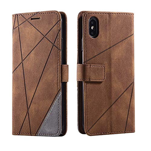 SONWO Hülle für iPhone XS Max, Premium Leder PU Handyhülle Flip Case Wallet Silikon Bumper Schutzhülle Klapphülle für iPhone XS Max, Braun SONWO Hülle für iPhone XS Max, Premium Leder PU Handyhülle Flip Case Wallet Silikon Bumper Schutzhülle Klapphülle für iPhone XS Max, Braun von SONWO