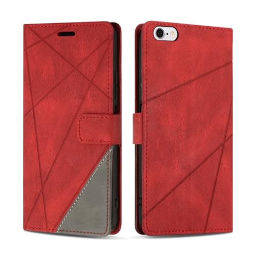 SONWO Handyhülle für iPhone 6s Plus/iPhone 6 Plus Hülle, Premium PU Leder Handyhülle Wallet Silikon Schutzhülle Klapphülle für iPhone 6s Plus/iPhone 6 Plus, Rot SONWO Handyhülle für iPhone 6s Plus/iPhone 6 Plus Hülle, Premium PU Leder Handyhülle Wallet Silikon Schutzhülle Klapphülle für iPhone 6s Plus/iPhone 6 Plus, Rot von SONWO