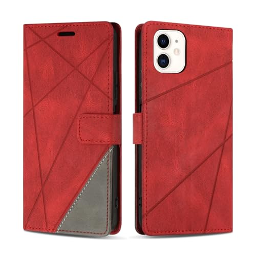 SONWO Hülle für iPhone 11 Hülle, Premium PU Leder Handyhülle Wallet Silikon Schutzhülle Klapphülle für iPhone 11, Rot SONWO Hülle für iPhone 11 Hülle, Premium PU Leder Handyhülle Wallet Silikon Schutzhülle Klapphülle für iPhone 11, Rot von SONWO