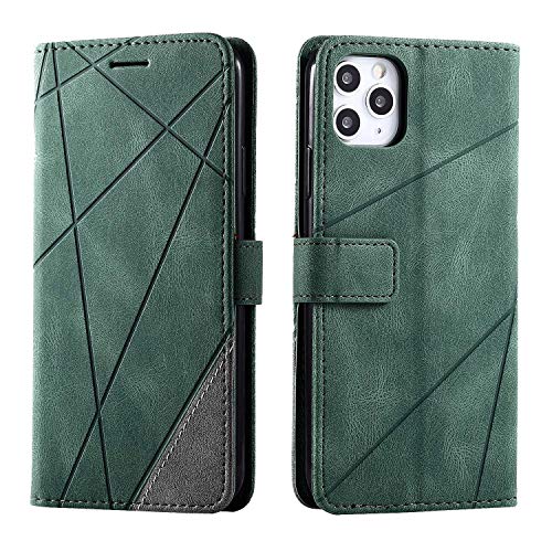 SONWO Hülle für iPhone 11 Pro Max, Premium Leder PU Handyhülle Flip Case Wallet Silikon Bumper Schutzhülle Klapphülle für iPhone 11 Pro Max, Grün SONWO Hülle für iPhone 11 Pro Max, Premium Leder PU Handyhülle Flip Case Wallet Silikon Bumper Schutzhülle Klapphülle für iPhone 11 Pro Max, Grün von SONWO
