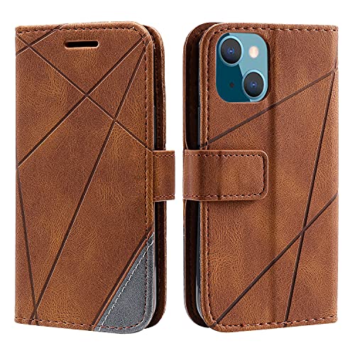 SONWO Hülle für iPhone 13, Premium Leder PU Handyhülle Flip Case Wallet Silikon Bumper Schutzhülle Klapphülle für iPhone 13, Braun SONWO Hülle für iPhone 13, Premium Leder PU Handyhülle Flip Case Wallet Silikon Bumper Schutzhülle Klapphülle für iPhone 13, Braun von SONWO