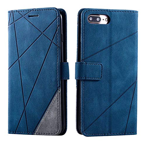 SONWO Hülle für iPhone 7 Plus/iPhone 8 Plus, Premium Leder PU Handyhülle Flip Case Wallet Silikon Bumper Schutzhülle Klapphülle für iPhone 7 Plus/iPhone 8 Plus, Blau SONWO Hülle für iPhone 7 Plus/iPhone 8 Plus, Premium Leder PU Handyhülle Flip Case Wallet Silikon Bumper Schutzhülle Klapphülle für iPhone 7 Plus/iPhone 8 Plus, Blau von SONWO