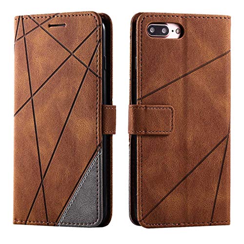 SONWO Hülle für iPhone 7 Plus/iPhone 8 Plus, Premium Leder PU Handyhülle Flip Case Wallet Silikon Bumper Schutzhülle Klapphülle für iPhone 7 Plus/iPhone 8 Plus, Braun SONWO Hülle für iPhone 7 Plus/iPhone 8 Plus, Premium Leder PU Handyhülle Flip Case Wallet Silikon Bumper Schutzhülle Klapphülle für iPhone 7 Plus/iPhone 8 Plus, Braun von SONWO