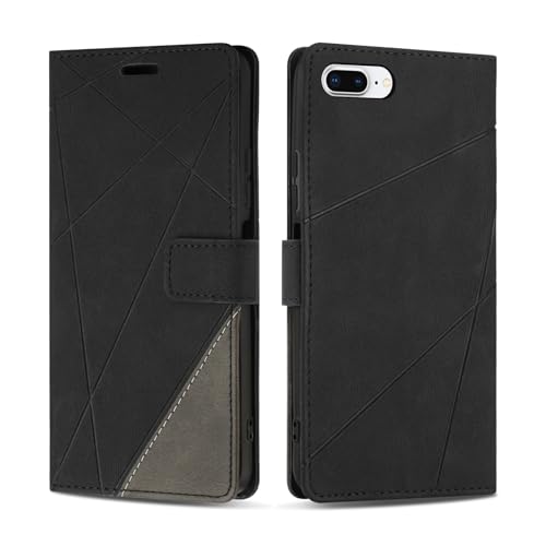 SONWO Hülle für iPhone 8 Plus/iPhone 7 Plus/iPhone 6 Plus Hülle, Premium PU Leder Handyhülle Wallet Silikon Schutzhülle Klapphülle für iPhone 8 Plus / 7 Plus / 6 Plus, Schwarz SONWO Hülle für iPhone 8 Plus/iPhone 7 Plus/iPhone 6 Plus Hülle, Premium PU Leder Handyhülle Wallet Silikon Schutzhülle Klapphülle für iPhone 8 Plus / 7 Plus / 6 Plus, Schwarz von SONWO