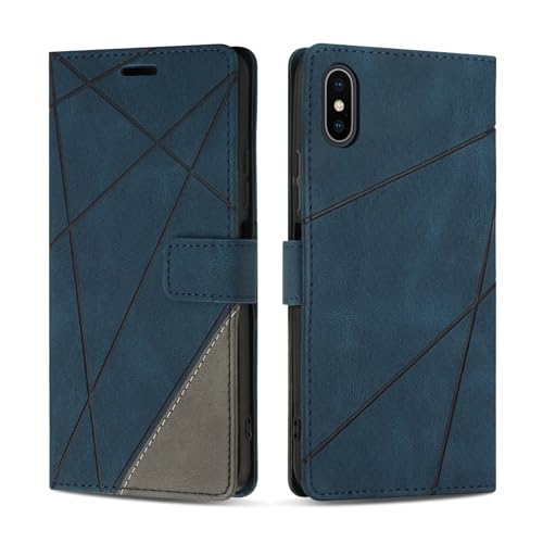 SONWO Hülle für iPhone XS Max Hülle, Premium PU Leder Handyhülle Wallet Silikon Schutzhülle Klapphülle für iPhone XS Max, Blau SONWO Hülle für iPhone XS Max Hülle, Premium PU Leder Handyhülle Wallet Silikon Schutzhülle Klapphülle für iPhone XS Max, Blau von SONWO