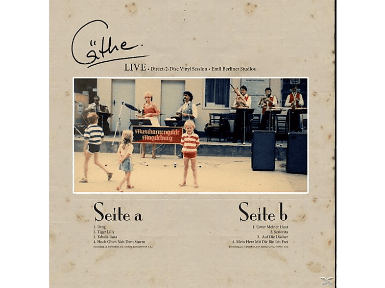 Cäthe - Live (Vinyl) von SONY MUSIC